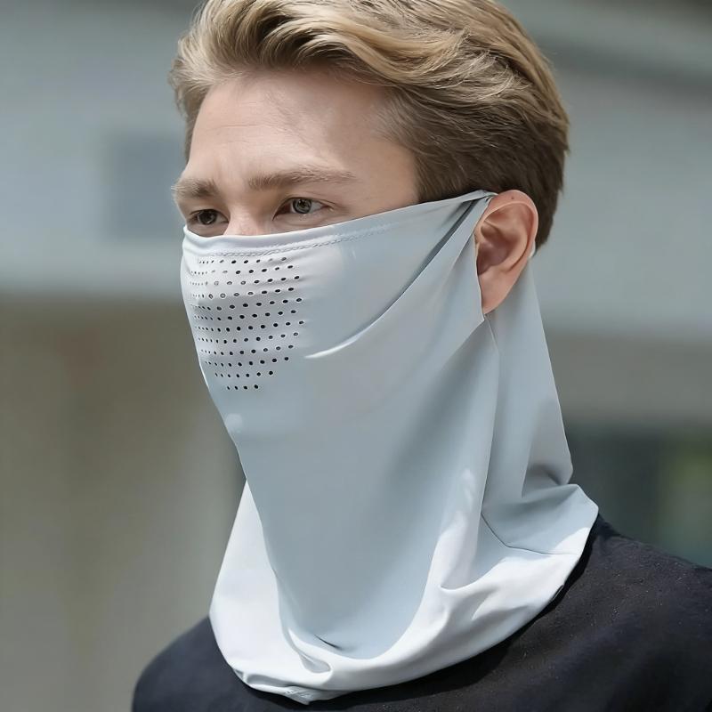 

1 pc protective scarf-type mask, suitable for both men and women - suitable for driving, fishing and hiking - sun protection світло-сірого кольору