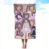 1pc Nekopara Chocola Vanilla Cat Girl Beach Towel Microfiber Quick Dry Kawaii Anime Bath Towel For Pool Beach Travel Otaku Girls