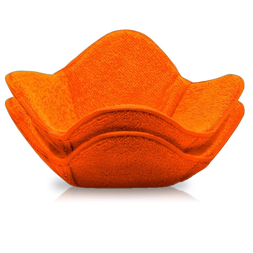 

2Pcs Heat Resistant Hot Bowl Towel Mat Reusable Design Bowl Cozy Pad Kitchen Accessories помаранчевий
