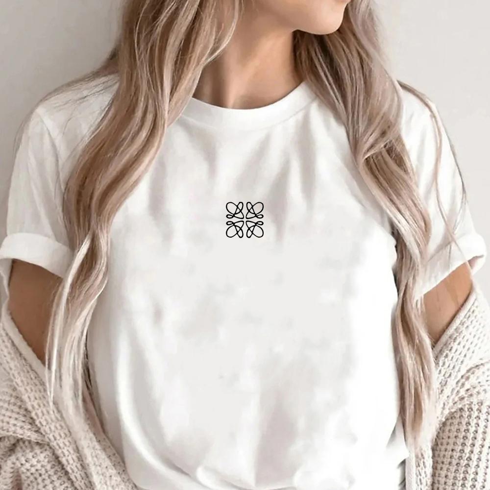 Unisexs Summer Cotton TShirt Alphabet Flower Shirt Fashion Printed Pattern TShirt Brand High Quality Short Sleeve Top S