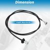 98.5in Speedometer Cable Compatible for Toyota Pickup 1983-1988 for Toyota 4Runners 1984-1989 Automotive Transmission Speedometer Cable