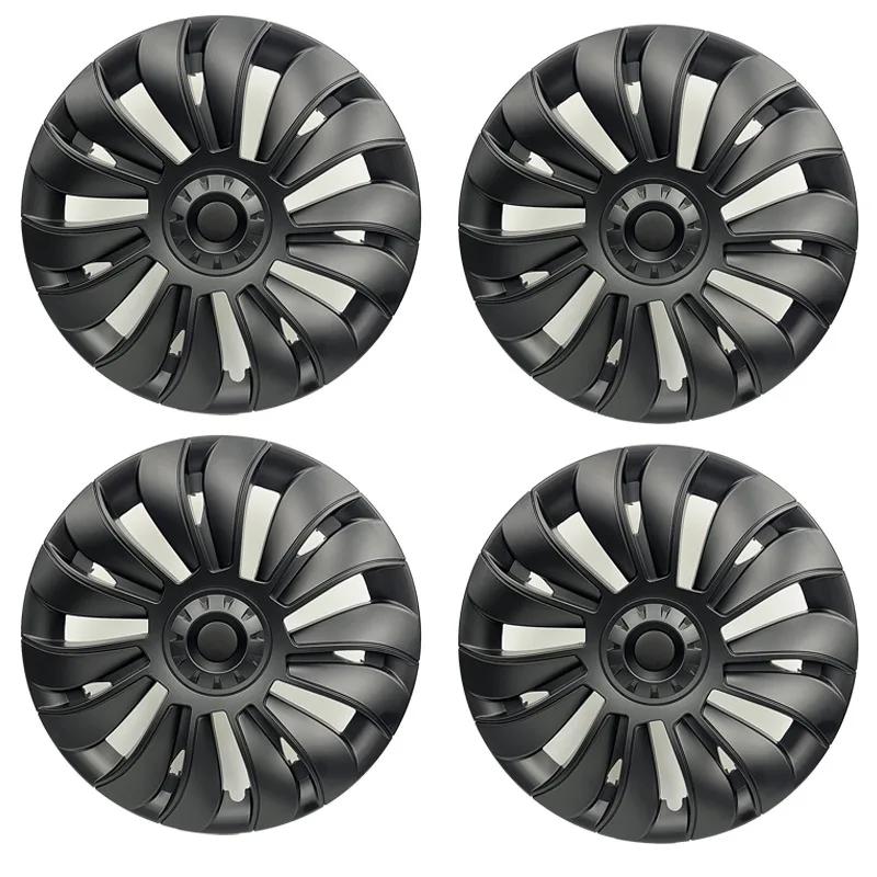 For Tesla Model Y Replacement Wheel Hubcaps 19 Inch Hub Cap ModelY Full Rim Cover Exterior Modified Accessories 2023 2022 2021