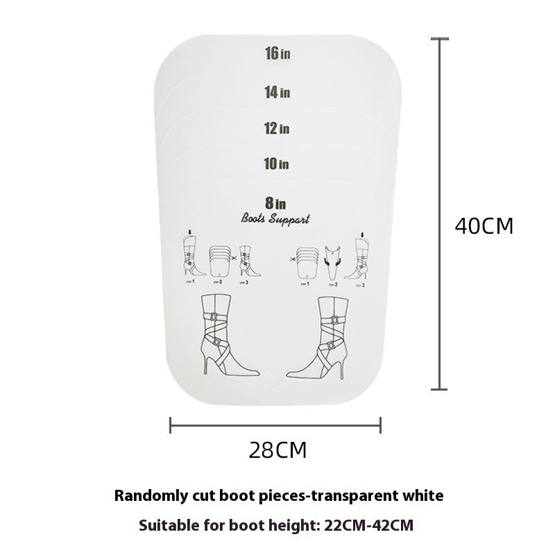 

1 шт. Белый/Черный Формодержатель для сапог Подставка Форма Вставки Поддержка высоких сапог Сохраняют форму голенища сапог Для женщин Мужчин Пластиковая Поддержка длинных сапог белый