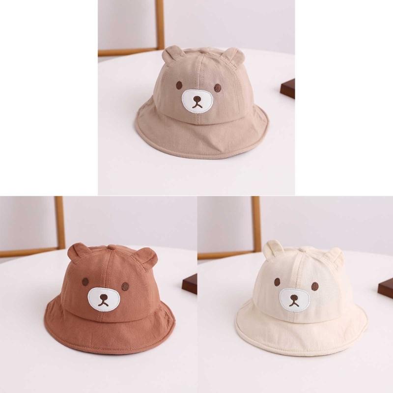 Baby Fisherman Hat Wide Brimmed Bucket Hat for Toddler Girls Boys Sun-proof Infant Sun Hat Floppy Caps Baby Accessories
