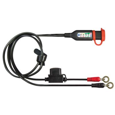 TecMate (Official) Cable O-128v2, Status/Charging System Monitor, Ring Terminal Harness for Boats and Cars