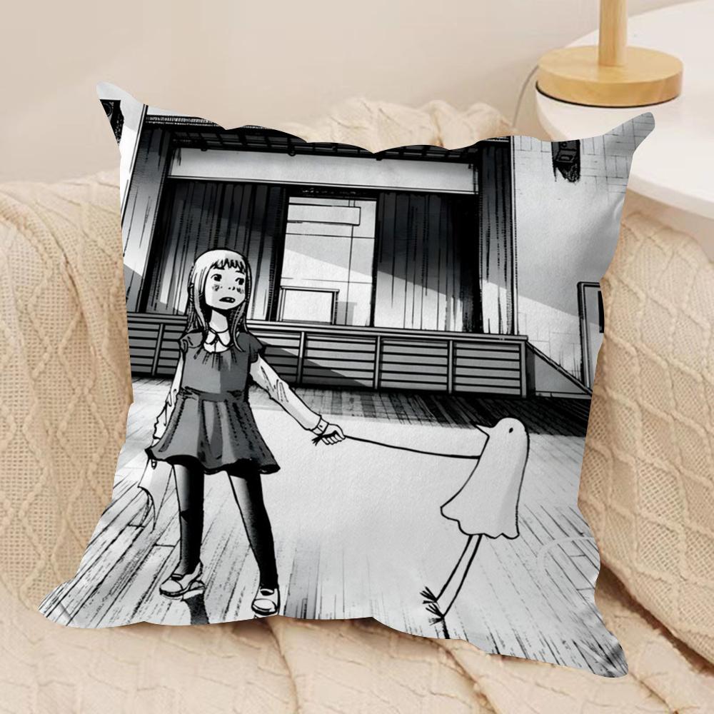 

GGoodnight PPunpun Cushion Cover Soft Plush Fabric DoubleSided Printed Sofa Cushion Cover for All Seasons Home Decor Gift 30x30cm