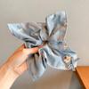 Korean Style Spring/Summer Floral Intestine Hair Scrunchie for Women – Elegant Ponytail Tie and Mori Girl Accessory.