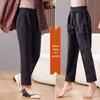 SIFONE Women's Fleece-Lined Winter Straight-Leg Trousers