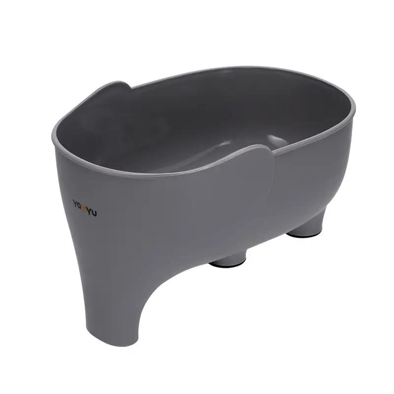 

Creative Elephant-Design Multi-Use Sink Strainer Anti-Slip Durable Filter for Efficient Draining Vegetables Drain Basket серый