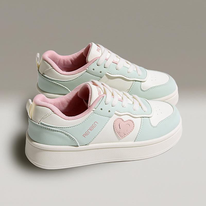 

Trend niche board shoes women s spring 2025 new platform heightening shoes student versatile fashion sports and leisure shoes 40