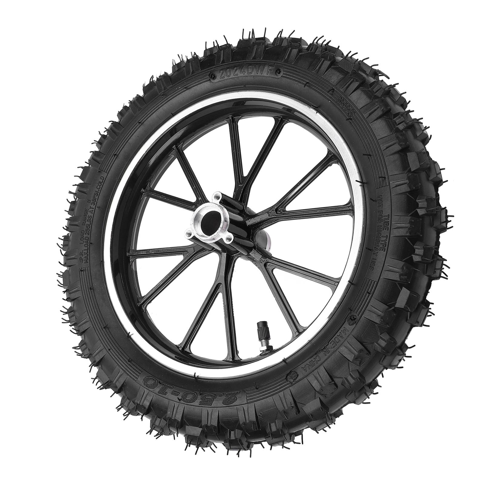 

2.510 Ступица переднего колеса Шина с камерой Резиновая Износостойкая Металлическая конструкция для 49cc Маленький