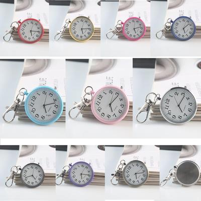 Reloj de bolsillo con llavero digital y pantalla grande para personas mayores, niños, estudiantes y enfermeras.