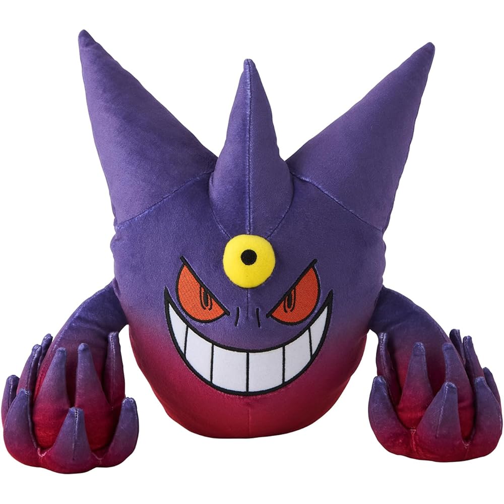 Pokemon Center Original Mega Gengar Plush Toy Soft Stuffed Animal 30cm