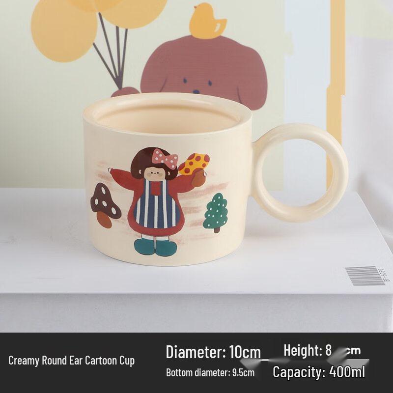 Керамический набор кружек «Девочка-гриб Шанци»