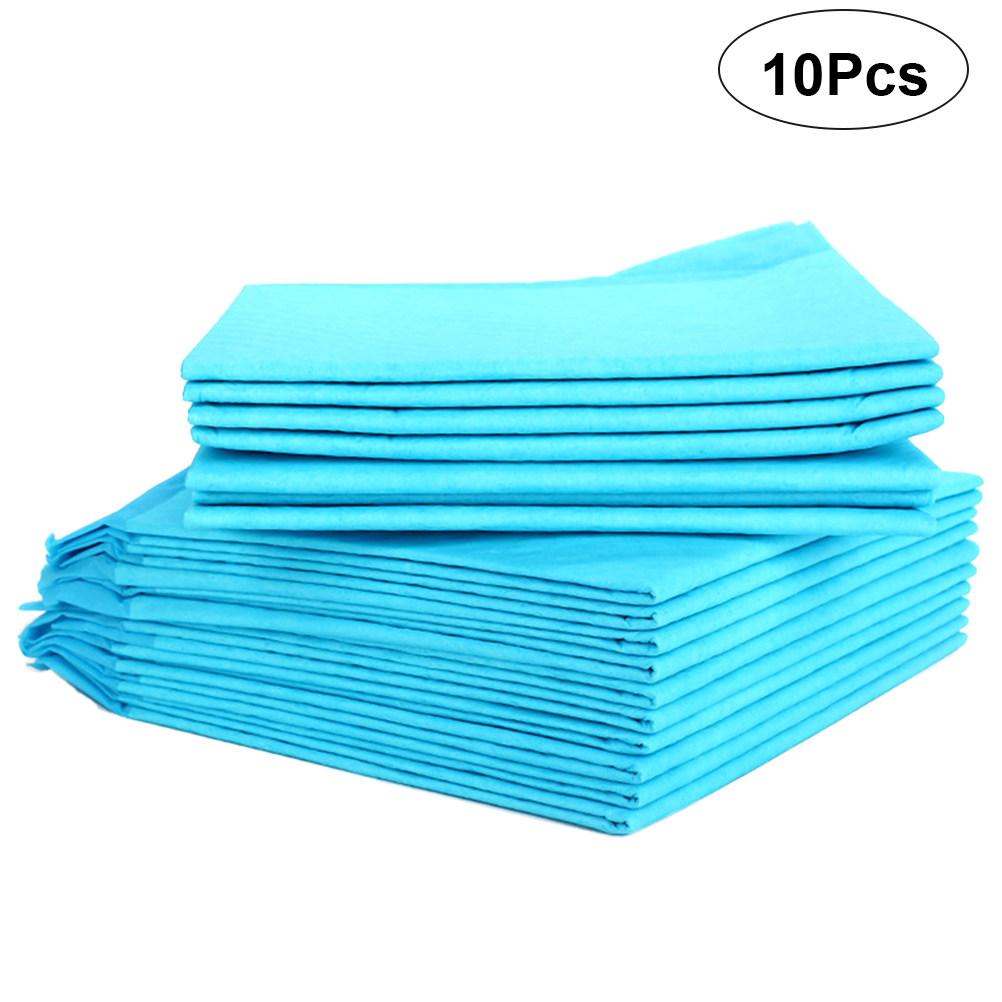 

10Pcs Super Absorbent Pet Training Pads Puppy Pee Pads for Indoor Dogs Elderly Canine Cage Car Hotel Clean Dry Surface Odor