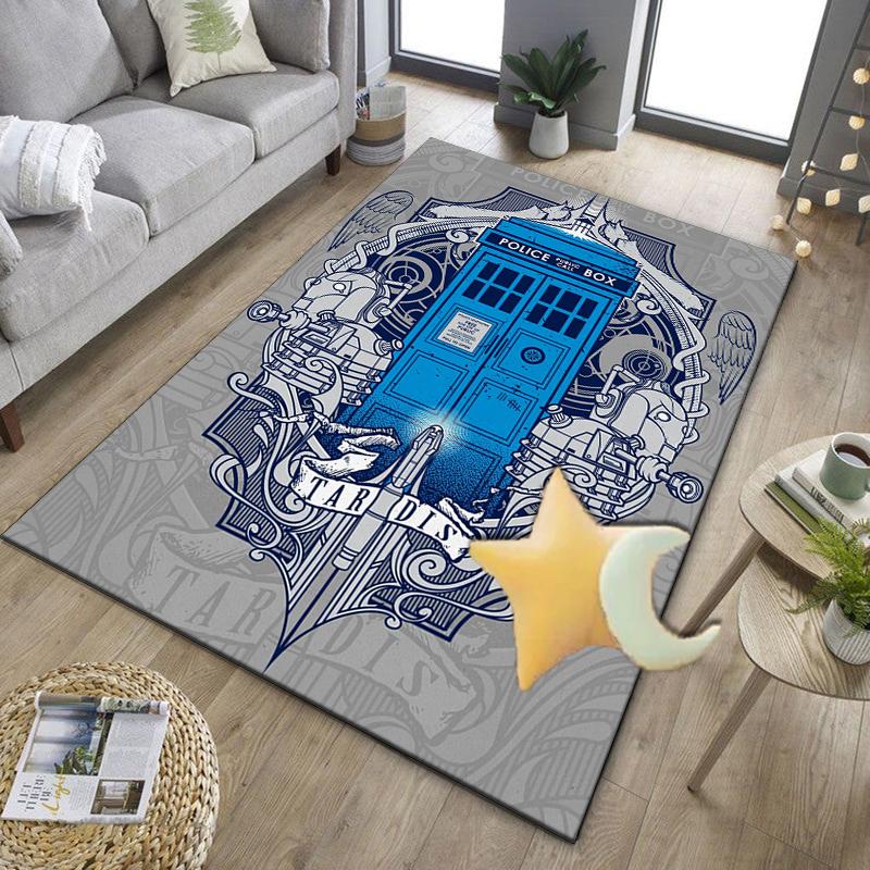 Telephone Booth Office Rug Chair Mat, Game Carpet, Suitable for Front Door, Bedroom, Living Room, Desk, Holiday Gift