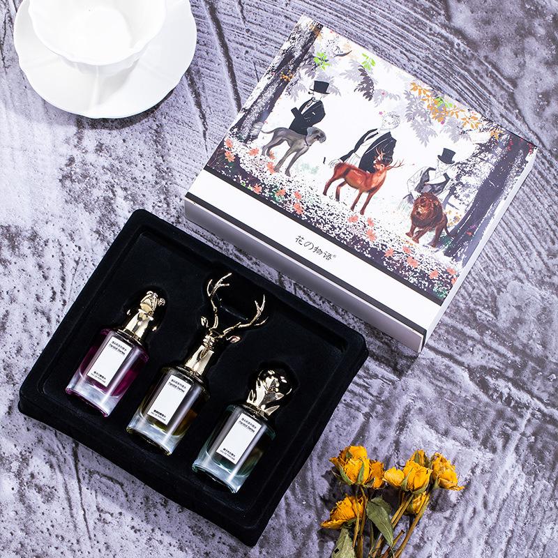 High-End Long-Lasting Cross-Border Fragrance Set: Women's Perfume Gift Box & Men's Cologne