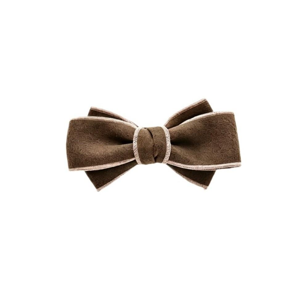 Soft Woolen Banana Hair Clip Lightweight Hair Barrette Durable Bow Hair Clip Hairstyle