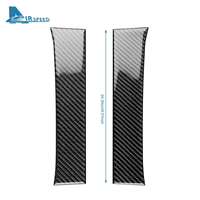 Real Soft Carbon Fiber Sticker For Tesla Model 3 Highland 2024 Car Instrument Both Sides Decor Interior Trim Accessories.