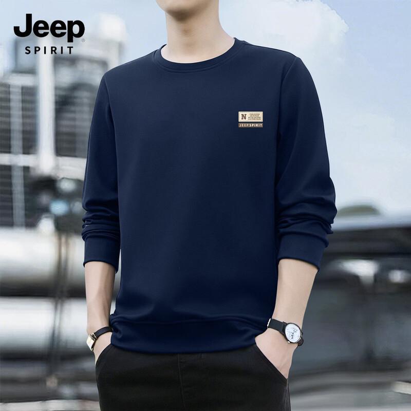 JEEP SPIRIT Men's 2025 Casual Crewneck Sweatshirt