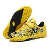 Scarpe da Calcio per Bambini Tacchetti Ragazzi Scarpe da Allenamento Rotte Erba Sintetica Scarpe da Calcio Ragazze Velcro Studenti