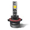 4300K Warm Yellow Led Headlight 70W High Power Double Copper Tube Car Led Headlight 12V24VH7H1H4