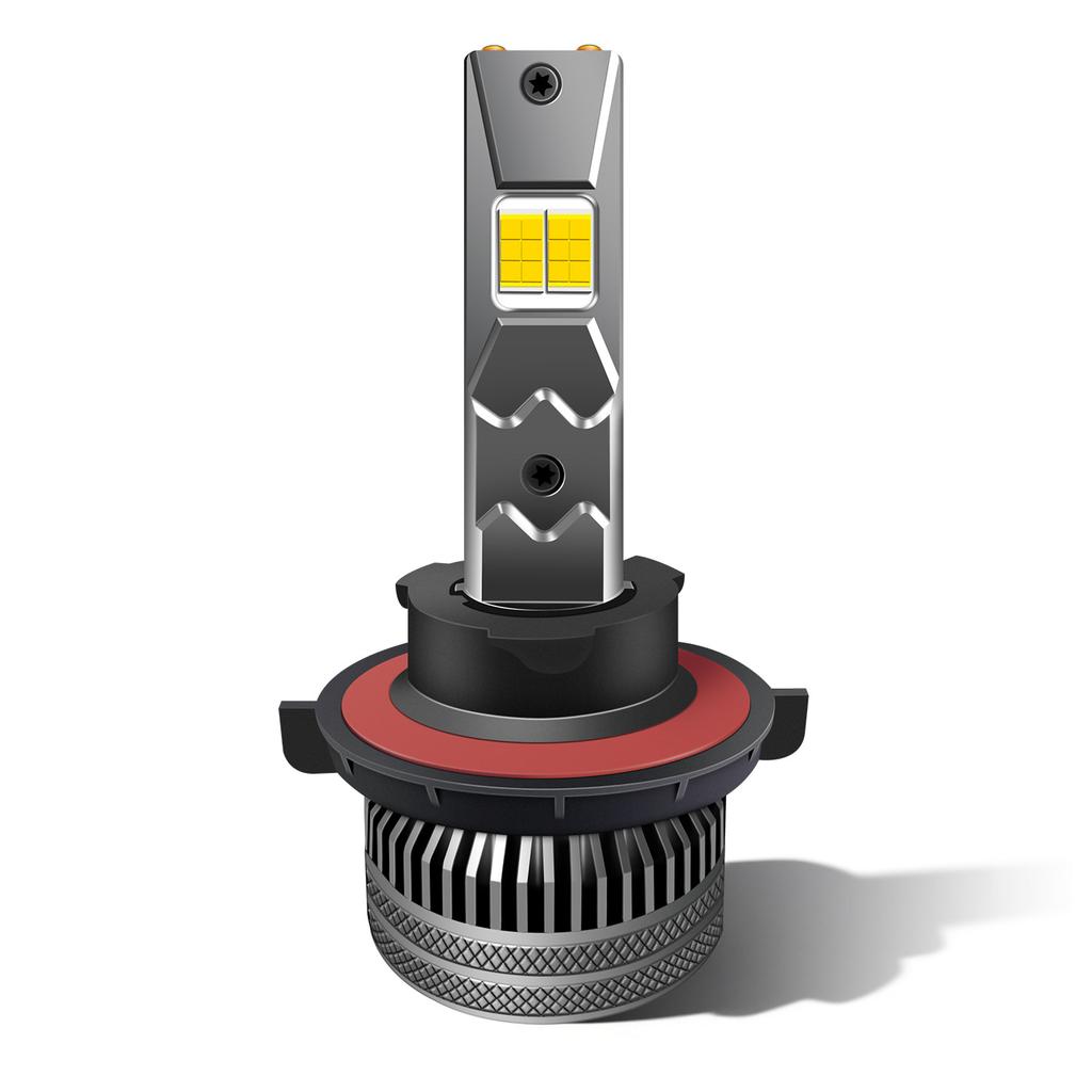 4300K Warm Yellow Led Headlight 70W High Power Double Copper Tube Car Led Headlight 12V24VH7H1H4