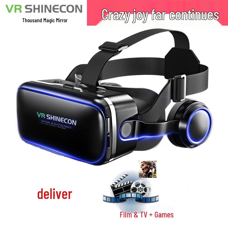VR PUBG King AR 3D Helmet - Universal Mobile 4D Game Glasses
