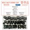M4 M6 M8 M10 M12 Hex Socket Nuts Cover Caps PE Nut Protection Black White Plastic Dome Hexagon Screws Acorn Nut Protector Bolts