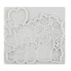 Bear Silicone Molds Rose Flower Fondant Mold Cake Decorating Tools Cupcake Topper Chocolate Candy Craft Gum Paste Polymer Clay