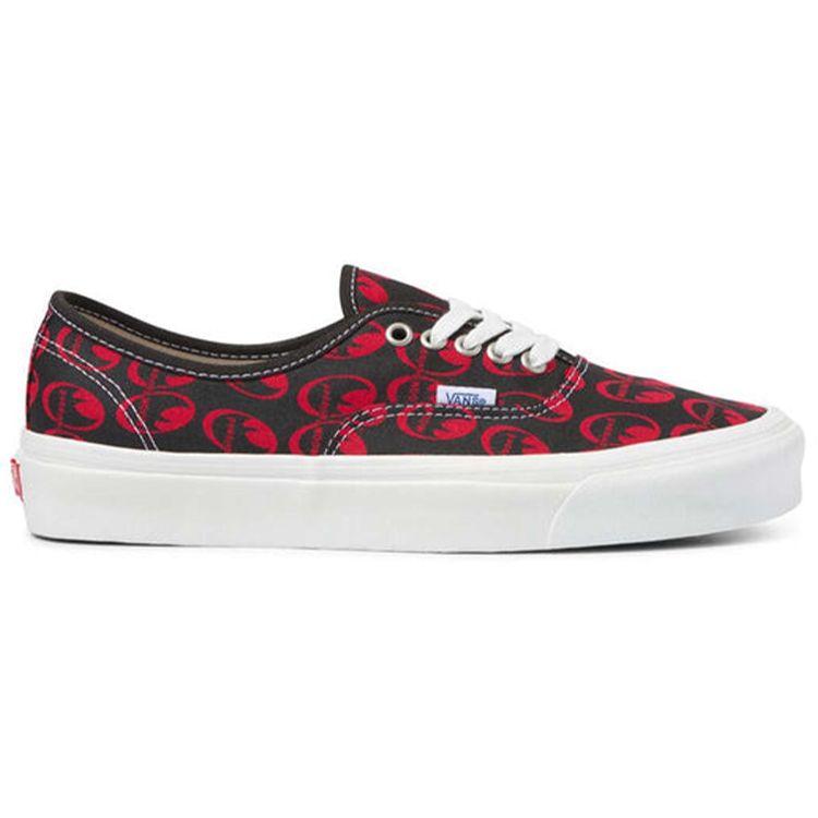 Vans Mooneyes X Authentic 44 DX Anaheim Factory - Black Red Unisex Sneakers VN0A5KX4AVO