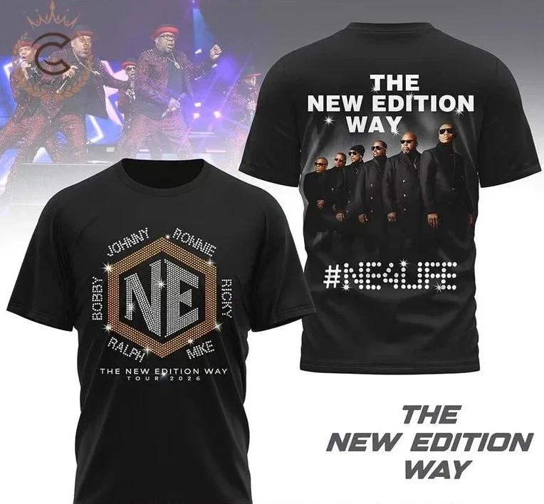 The New Edition Way Tour 2026 All Over Printed T Shirt Size S-5XL
