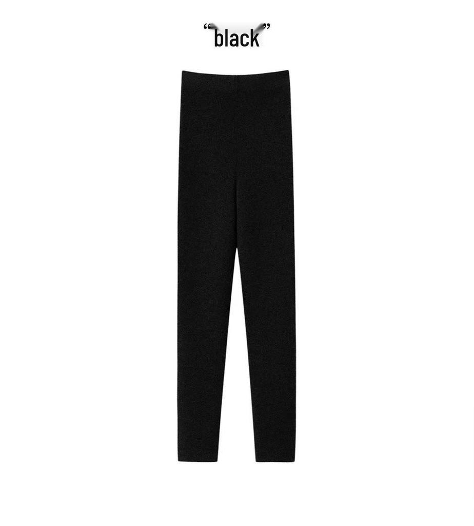 Leggings Donna 100% Puro Cashmere - Autunno/Inverno, Senza Cuciture, Caldi, Lavorati a Maglia, Versatili