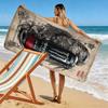 Monster Energy Drink Up Adventures Beach Towel Portable For Travel Beach Towel For Vacation Photos Absorbent Bath Towel Quickdrying Swim Towel