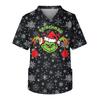 Men's Casual Short-Sleeved V-Neck Printed Front Pocket Top