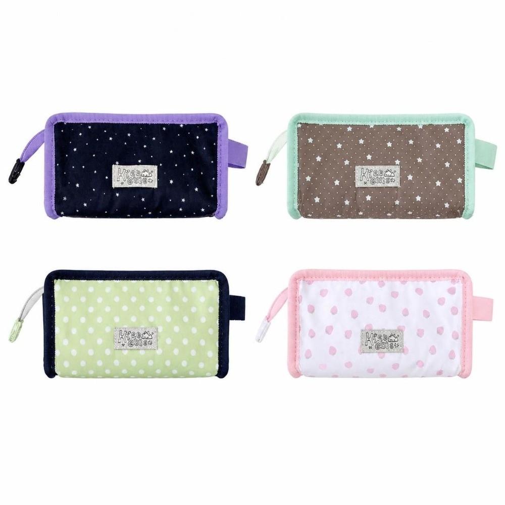 Large Capacity Pen Bag Transparent Window Pencil Pouch Portable Stationery Bag Students