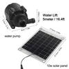 Gartenbrunnen 10W Pumpe 12V Hochleistungs-Solarmodul Trockenlaufschutz Außen-Wasserspiele Für den Garten Für den Außenbereich