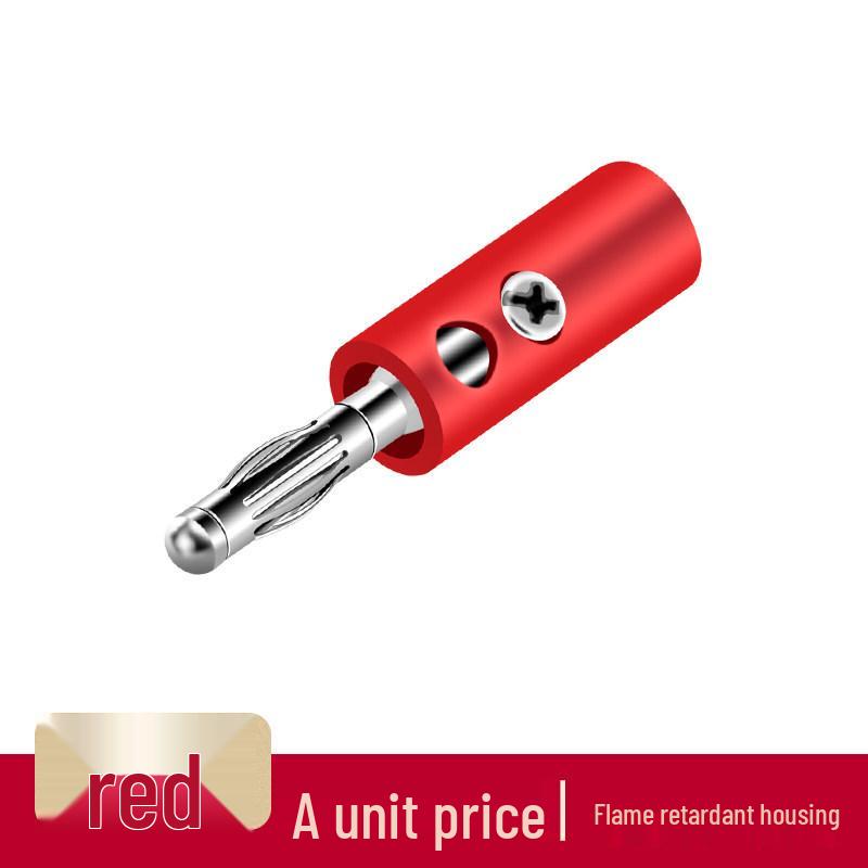 4MM Solderless Banana Plug with Lantern Head & High Current Capability