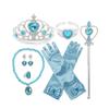 Bethany Home Princess Accessories Kids' Costume Set, 9-Piece Set, DIY Crafts for Princess Transformation, Sparkling Ice Blue Heart Tiara, Magic Wand,