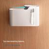 Wall-mounted Kitchen Cabinet Organizer & Cling Film Dispenser
