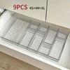 Clear Acrylic Cosmetic Storage Box Suitable for Vanity Storing Lipstick Eyeshadow Skincare Products Home Use Drawer Divider Desktop Makeup Organizer