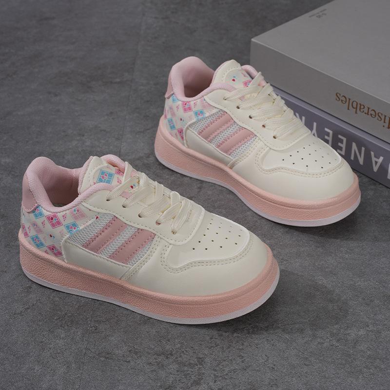 

Girls casual board shoes spring and autumn 2025 new girls versatile shoes little white shoes soft sole breathable sports shoes tide 38