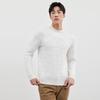 Men's Jacquard Crew Neck Letter Sweater
