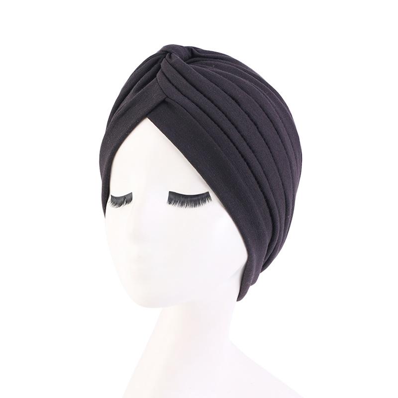 Ethnic cotton headscarf cap, Indian cap, chemotherapy cap TJM-412