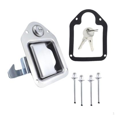 Truck Tool Box Latch, Trailer Handle Latch with Lock ,Tool Paddle Lock, Stainless Steel