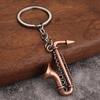 Musician Keychain Pendant Decorative 3D Design Bag Hanging Pendant Miniature Instrument Shape Key Holder Bag Charm
