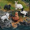 Wildlife Station Simulated And Sitting Posture Model Desktop Ornament Kid For