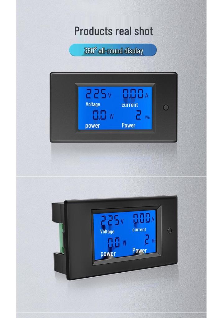Peacefair AC Digital Multifunction Power Meter: Voltage, Current, Watt, and Electricity Measurement.
