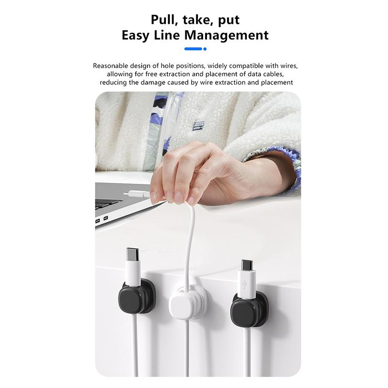 3 Stück Kabelhalter Selbstklebend Kabelklemme Drehbar Unter Tisch Kabelmanagement Ladekabelhalter Drahtklemme Für Auto Zuhause Büro