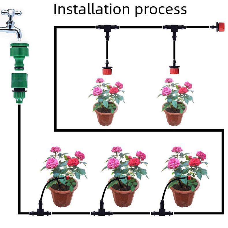 30m DIY Drip Irrigation Set for Gardening - Automatic Watering System for Plants